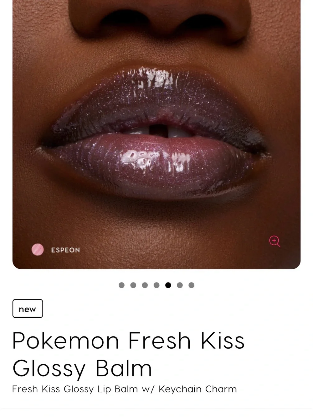 ColourPop Fresh Kiss Glossy Lip Balm — Pink (Espeon Taro Milk Tea)